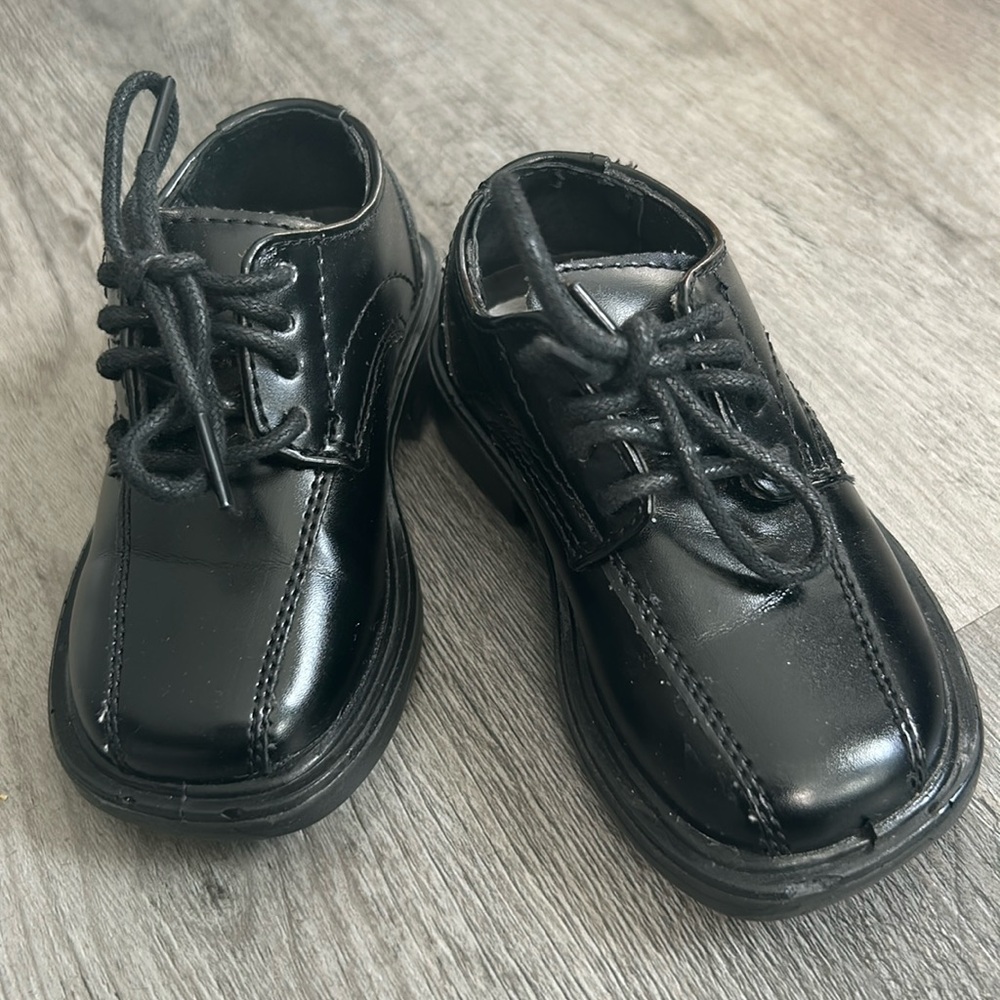 Black Dress Shoe baby Boy
